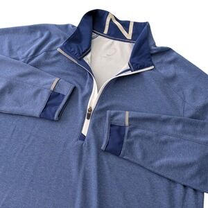 Zero Restriction Honda Classic 1/4‎ Zip Pullover Men's L Blue Golf Performance